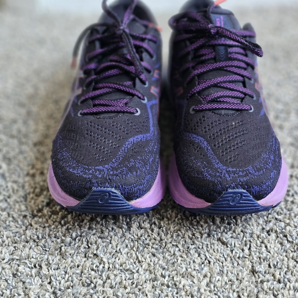 Asics Gel Kayano 29 Shoes Womens US 10 Black Purple Running Support - Picture 9 of 10